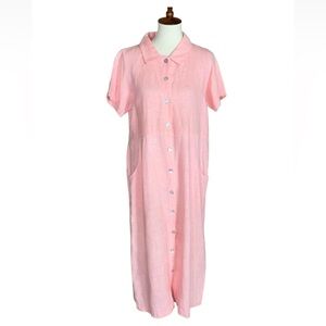 Gaucho Savannah linen dress - Savannah’s Innkeeper dress Peach color